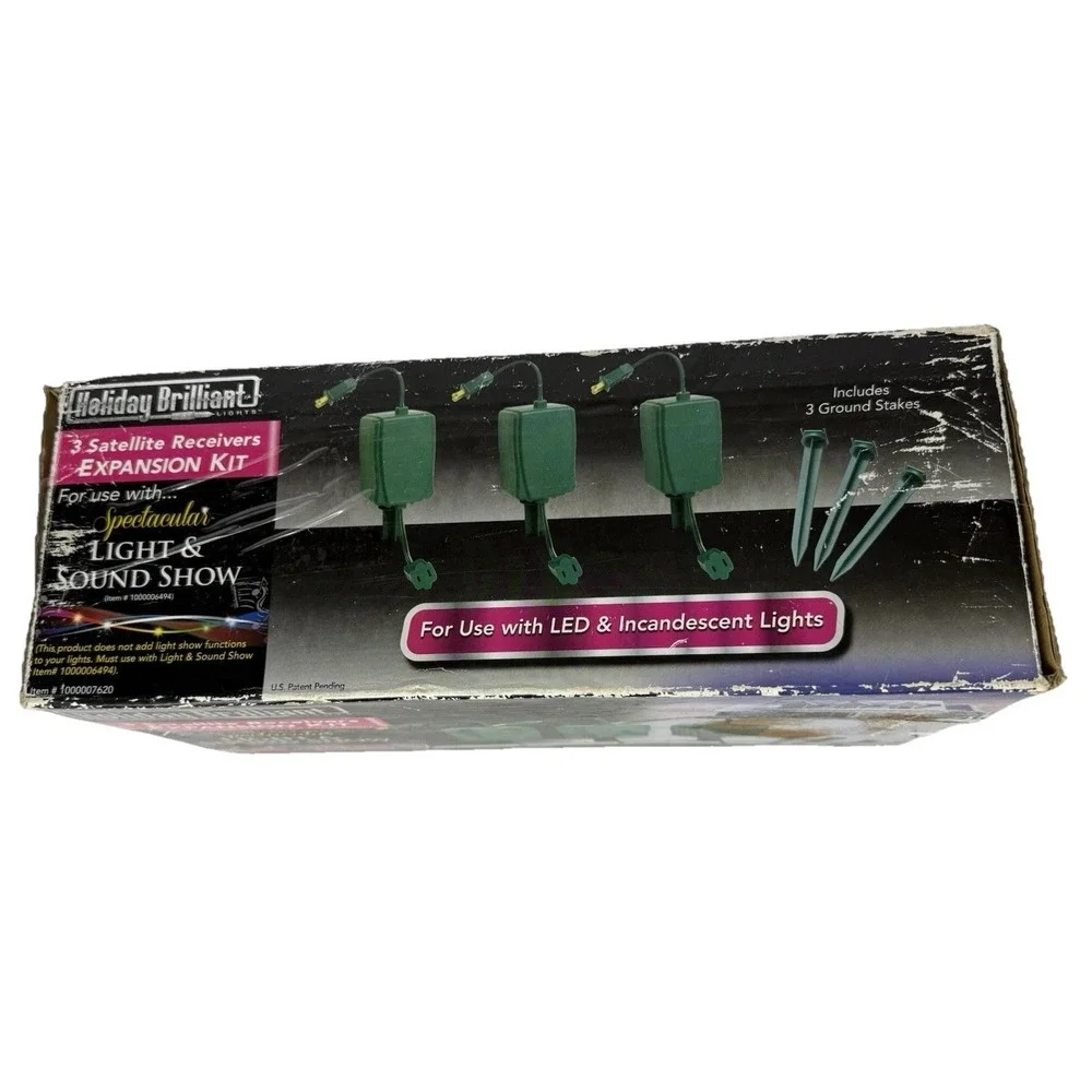 Holiday Brilliant Spectacular Light & Sound Show 3 Plug Expansion Kit TY-S-2400